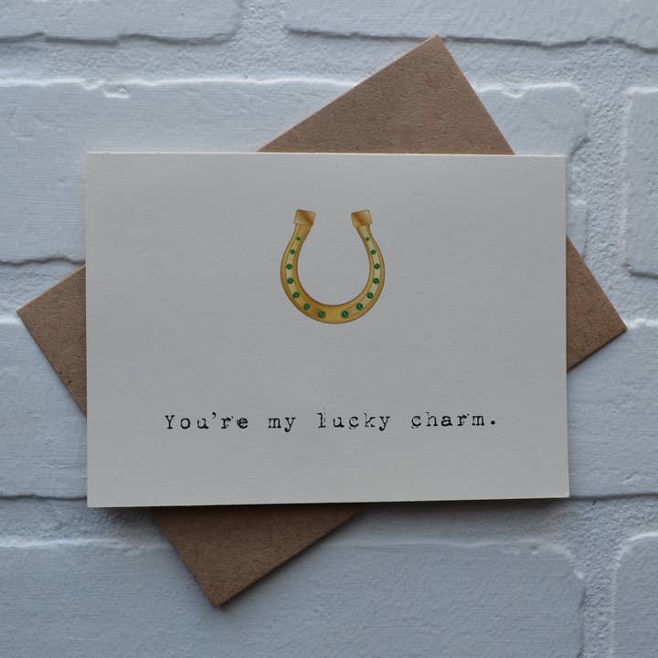 You're my lucky charm | St. Patrick's Day Cards | Love Card for wholesale by This & That Creations, INC.