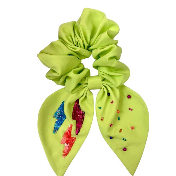 Lightning Bolt Scrunchie for wholesale by The Heady Chic