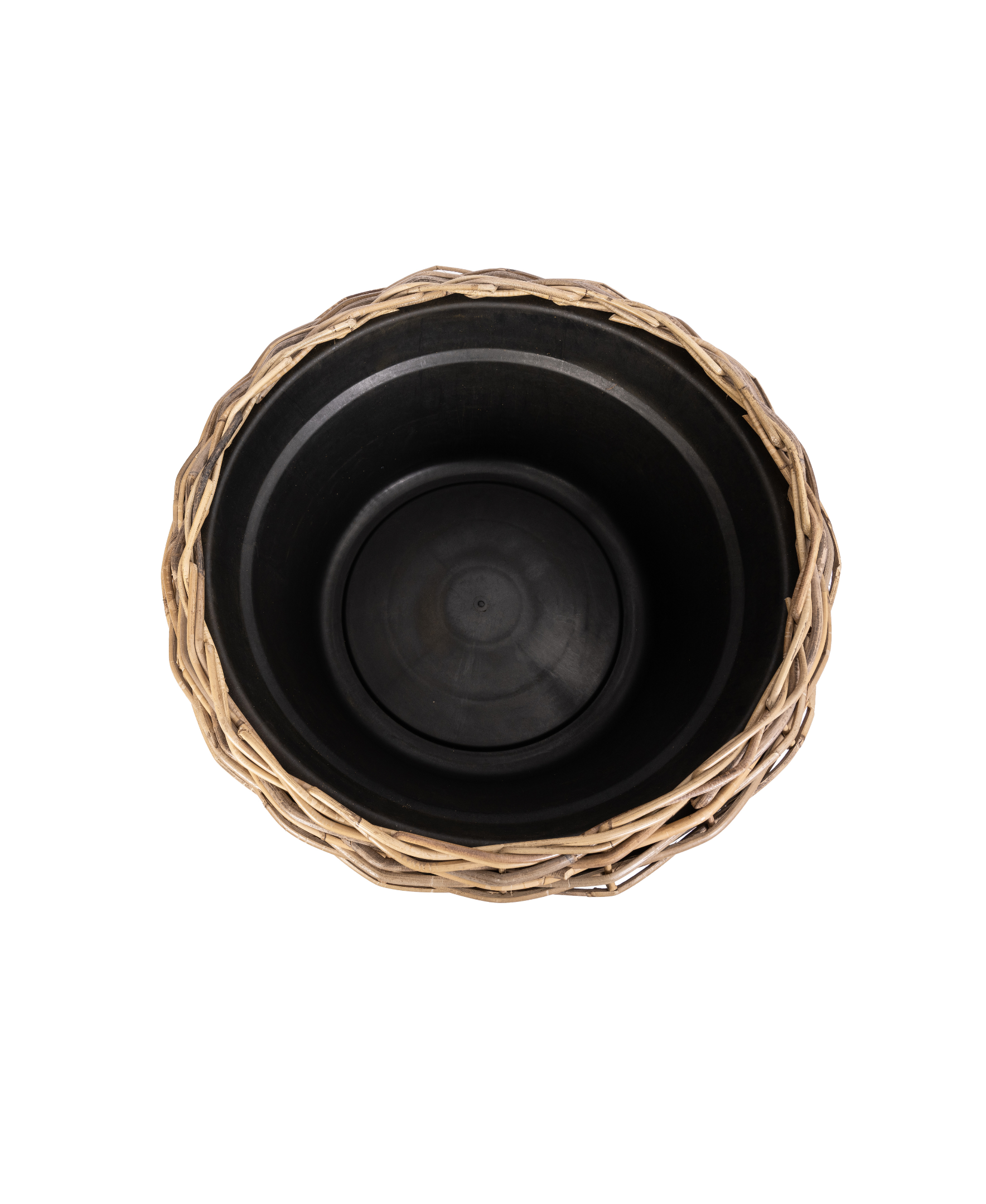 Artifacts Trading Company - Wholesale Plant Pot - Round Cone Rattan Planter with Liner - 22" 4