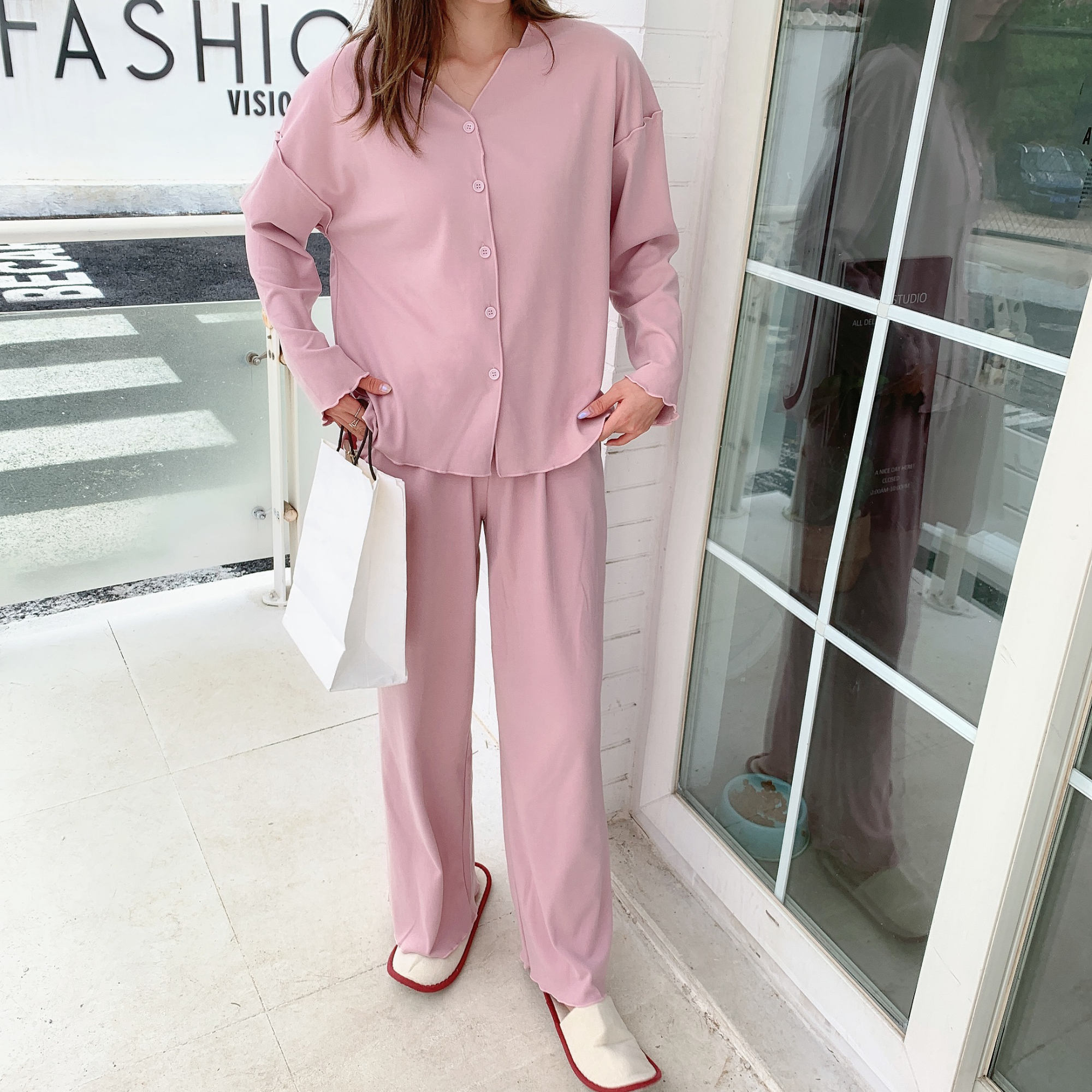 DrifWoo - Wholesale Sleepwear Set - Women's - Women Modal Loungewear Set Women Comfy Pajamas Set 4 Sizes4