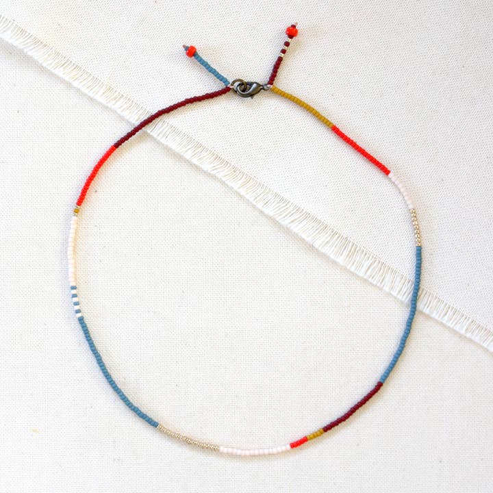 ashdel - Wholesale Choker/Collar - Color Block Choker Necklace0