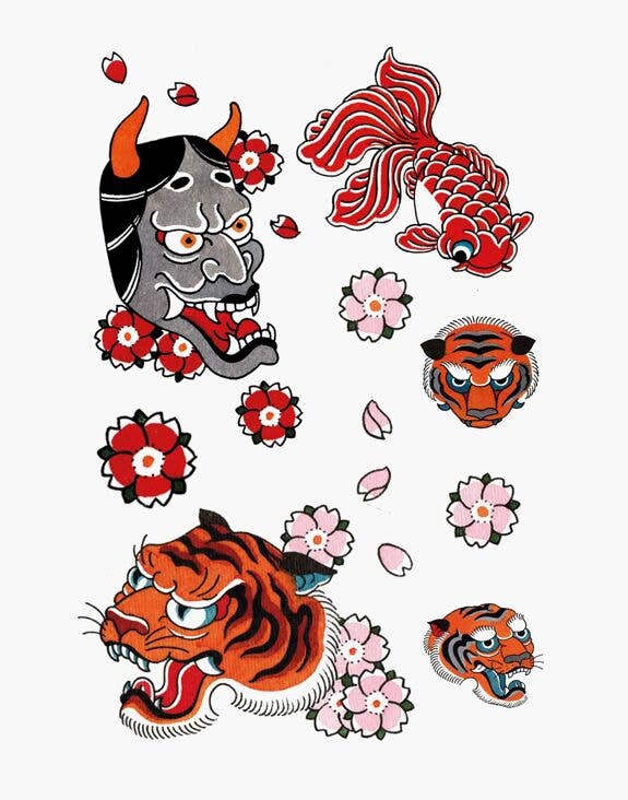 Bernard Forever - Wholesale Temporary Tattoo - Coloured temporary tattoos - Tigerwood3
