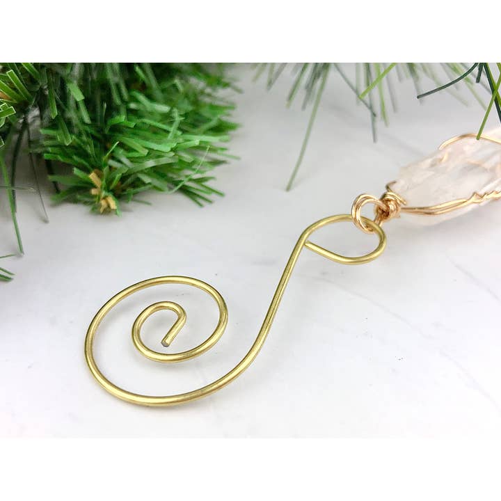 WonderLight Jewelry – Conjunto de ornamentos por atacado – Conjunto de Ornamento de Cristal 1pcs/4pcs - Quartzo Transparente/Clarity1