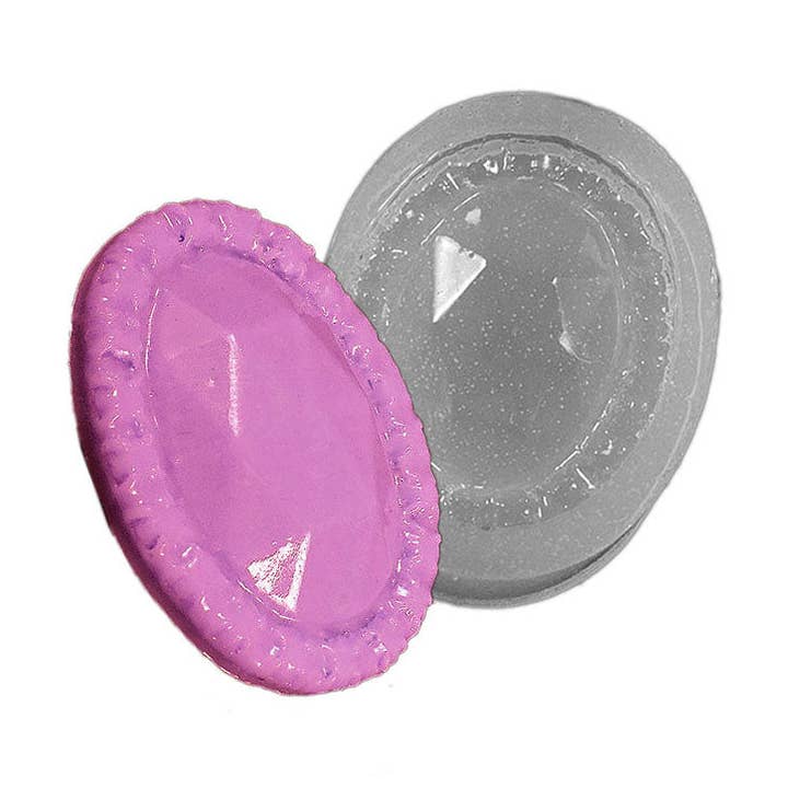 Stampo ovale in silicone per decorare torte, cupcake, fondant, cioccolatini, caramelle, fai da te per la vendita all'ingrosso da parte di Flexarte USA