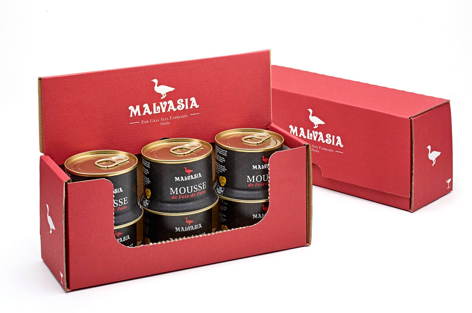 Malvasia - Wholesale Ingeblikte vis - Hele Foie Gras Malvasia gemakkelijk te openen blik 130g1