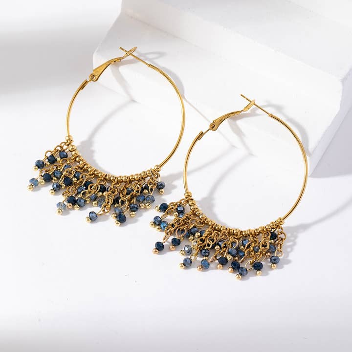 Lovelika - Venta al por mayor Pendiente sin pareja - Aros de aro - Clarisse