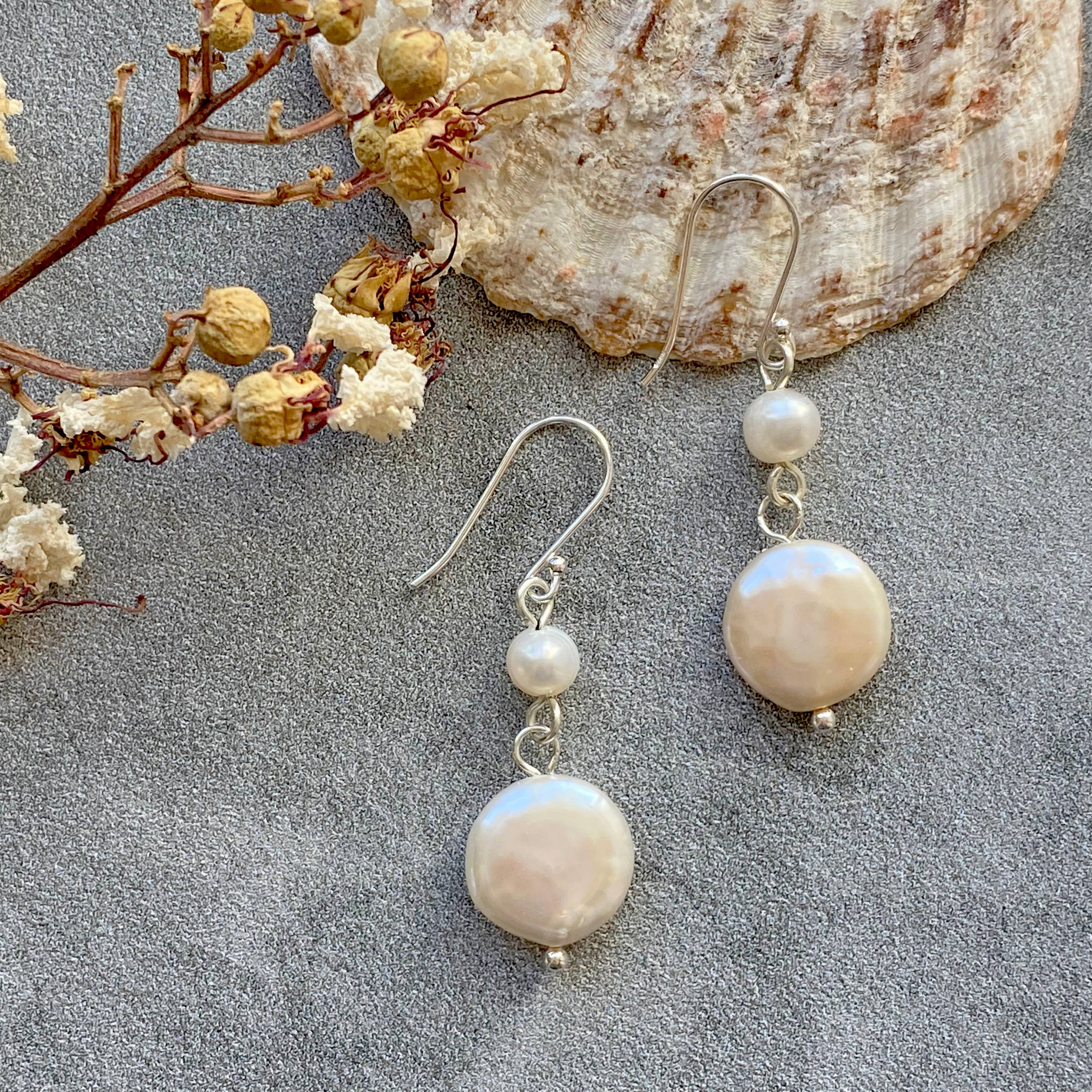 IST Jewelry - Wholesale Dangle Earrings - Drop Down Cultured Pearls Earring1