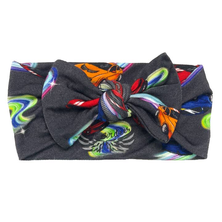 Neon Street Racers Hair Bow for wholesale by Free Birdees