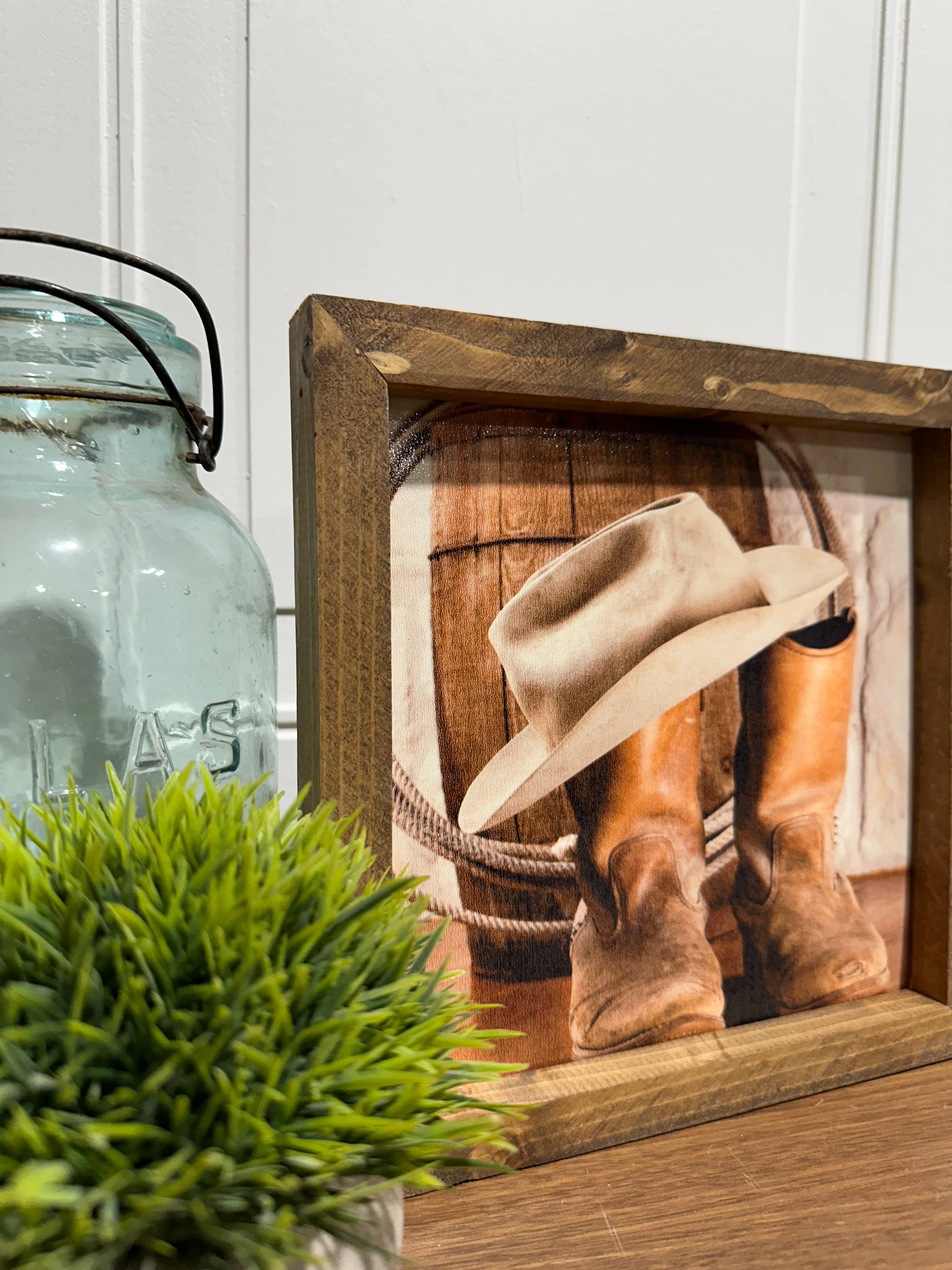 The Broken Board – Großhandel Kunstdruck – Cowboy-Ausrüstung5