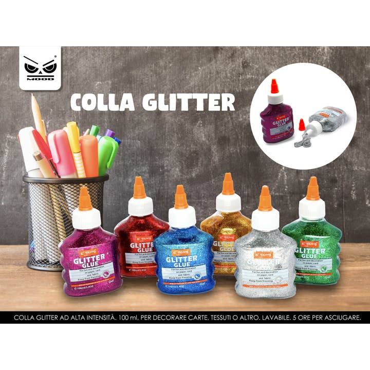 Mood Milano - Wholesale Glue - Glitter Glue 100 Ml