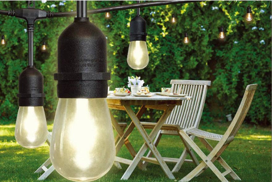 OutdoorSolarOutlet - Wholesale String Lights - Hampton Bay 24 ft. LED String Light, 12 bulbs, 120 volts6