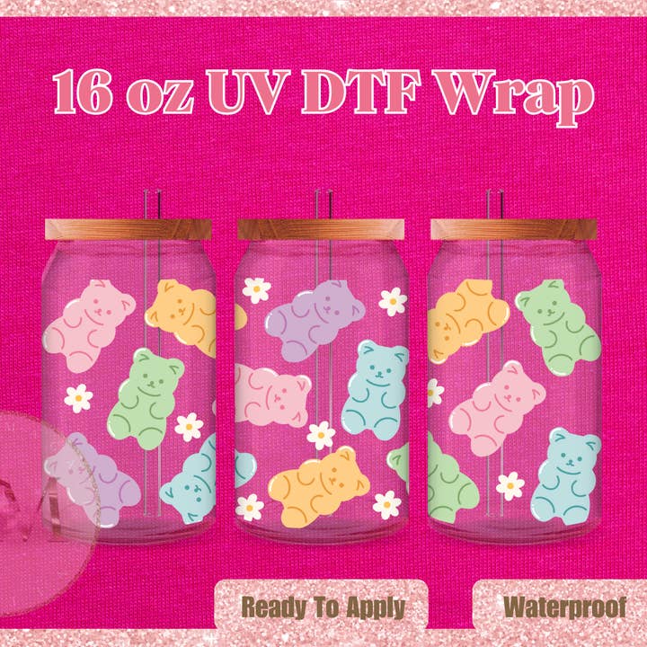 Osos UV DTF Wrap para venta al por mayor de Dm Crafting