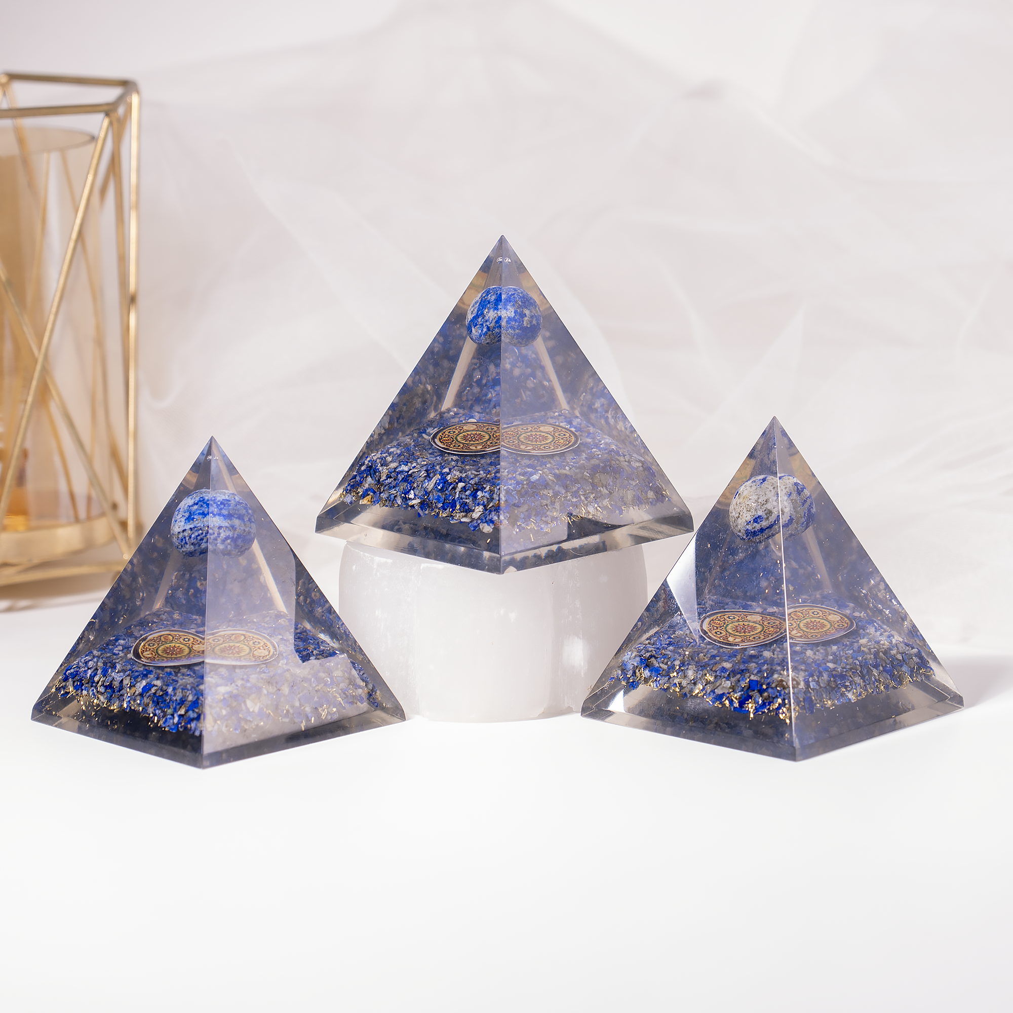 Soothing Crystals – wholesale Spiritual stone/crystal – Orgone Pyramid | Lapis Lazuli | Crystal Energy Pyramid6