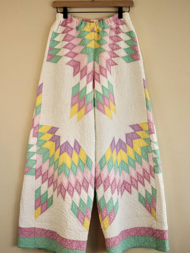 Reclaim Creative - Wholesale Pants - Women's - Wide Leg Quilt Pants // Assorted Quilts5
