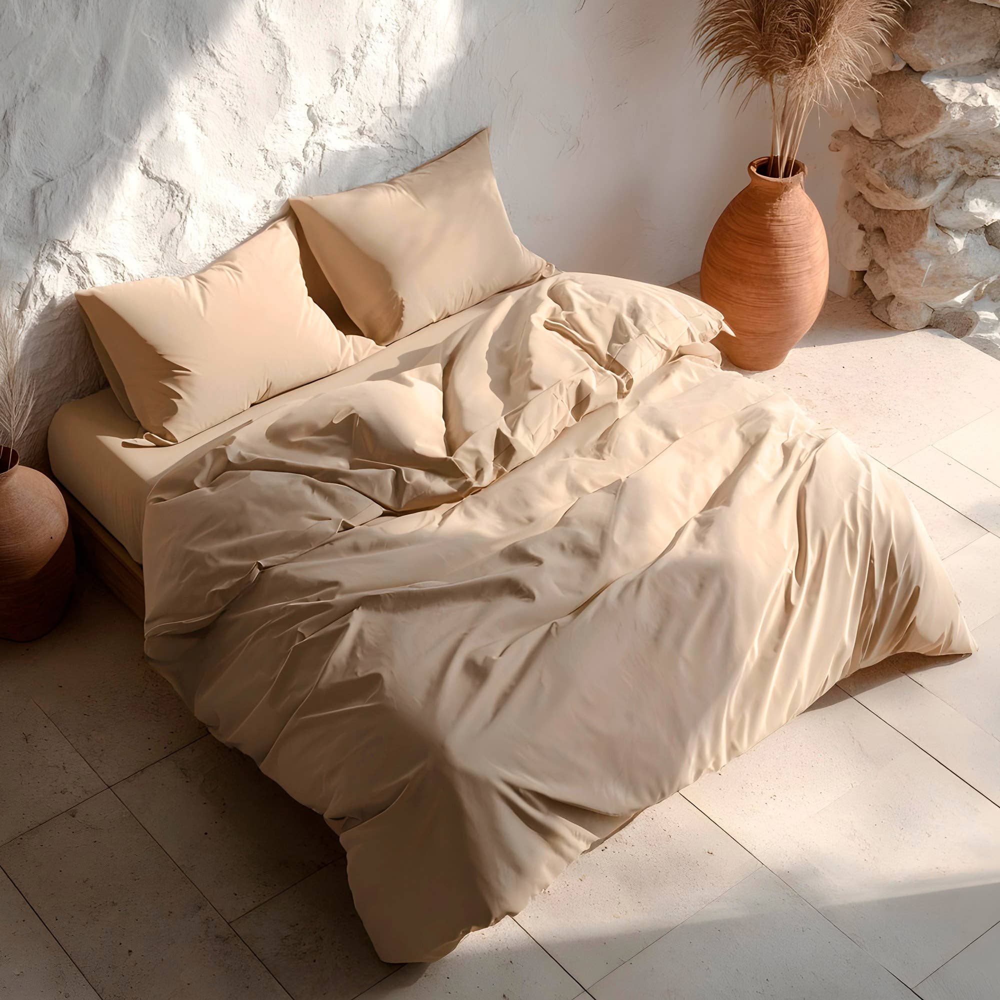 GAMUSI - Vente Housses de couette - Housse de couette 100 % coton, 144 fils, set 2/3 pièces25