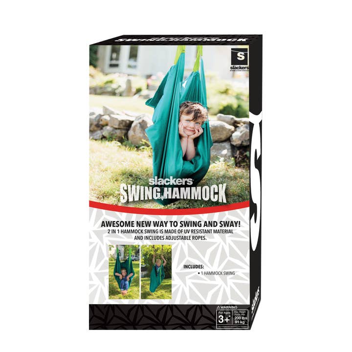 Slackers® Swing Hammock - Teal for wholesale by Bolder Play