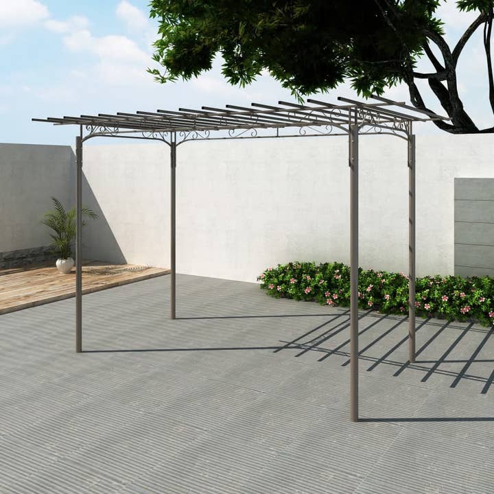 Greenwestons - Wholesale Outdoor Ornament/Decor - Steel Garden Arbor Rose Arch for Climbing & Outdoor Decor