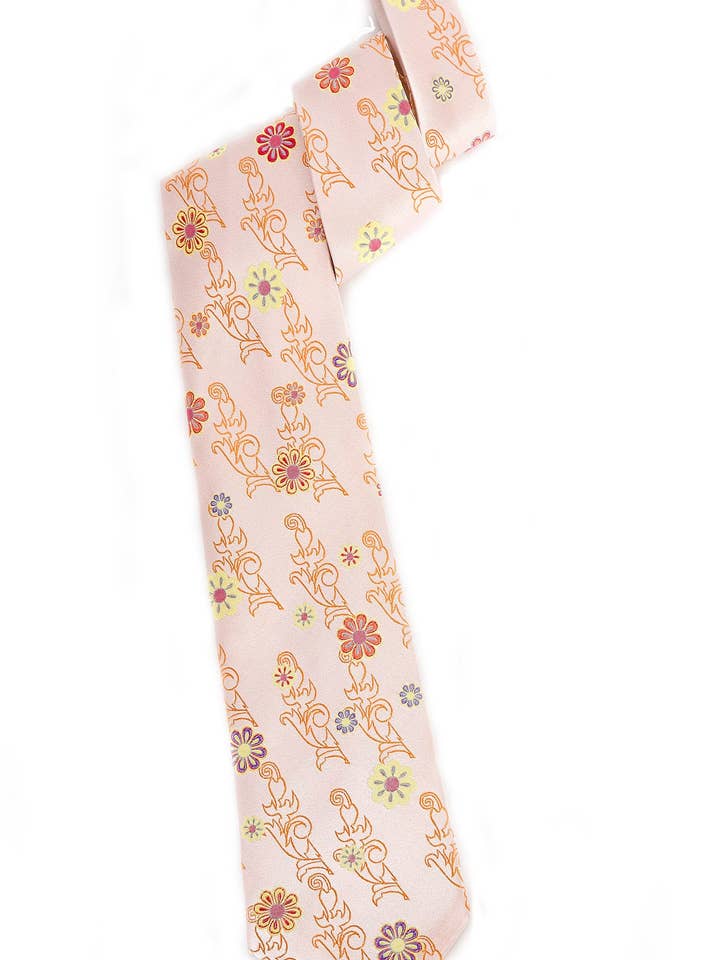 Pangborn Radiant Woven Tie in champagne for wholesale by Pangborn Collection