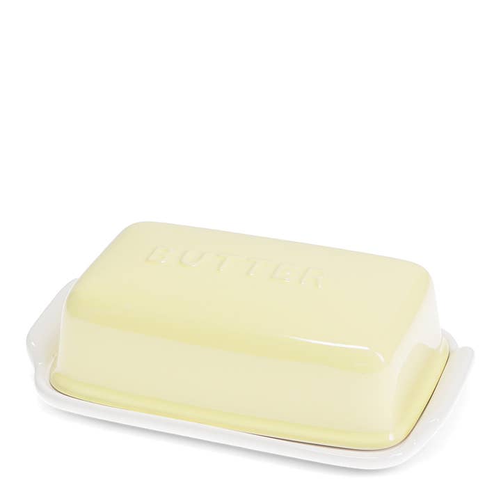 Ceramic butter dish - Yellow for wholesale by Rex B2B - UK