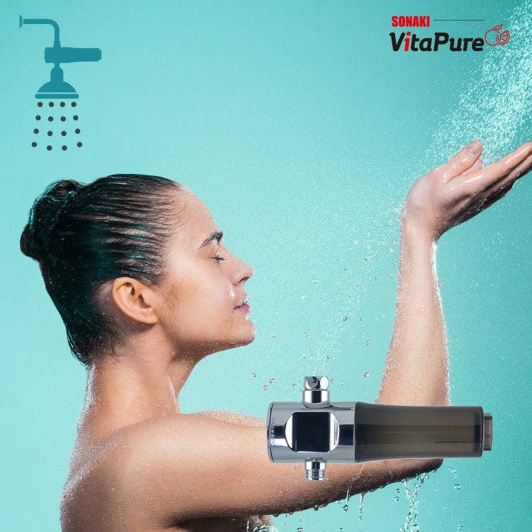 VitaPure America - Venta al por mayor Filtros de agua - SUF-200P con PureMax - Filtro de agua y ducha VitaPure Iline11
