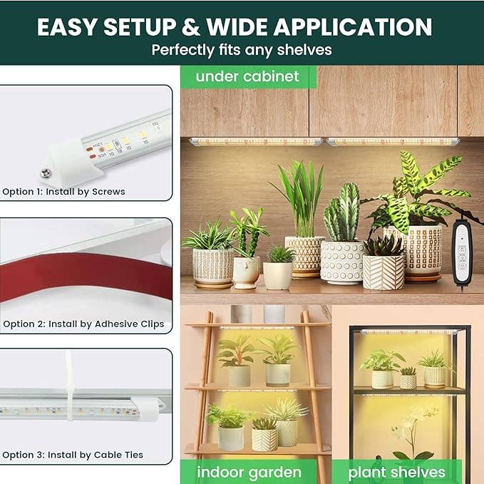 MY CITY GARDEN – wholesale Trädgårdsverktyg – EASY GROW Full Spectrum 4000K LED växtbelysning, 6 st3