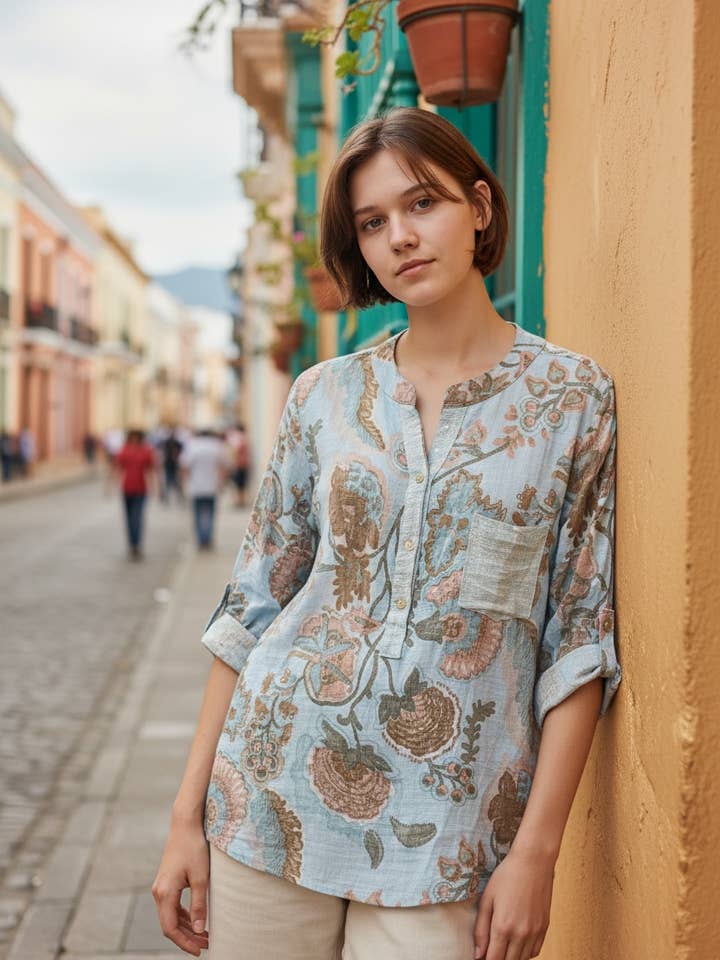 Hemd A0028100%Baumwolle für den Großhandel von la maison des fibres naturelles