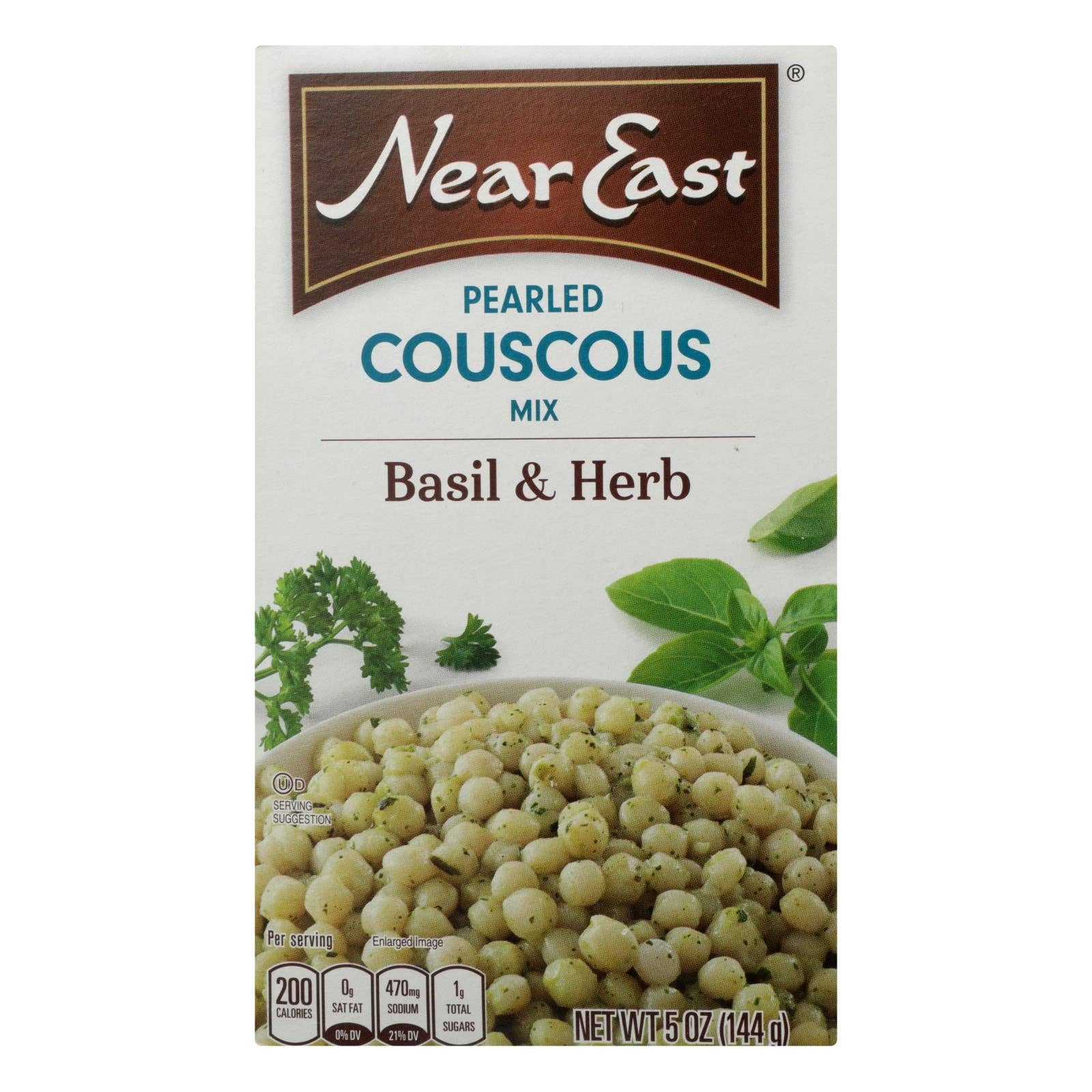 Ware Spark - Wholesale Pasta - Near East Couscous Mix - Pearl Basil And Herb - Case Of 12 - 5 Oz.0