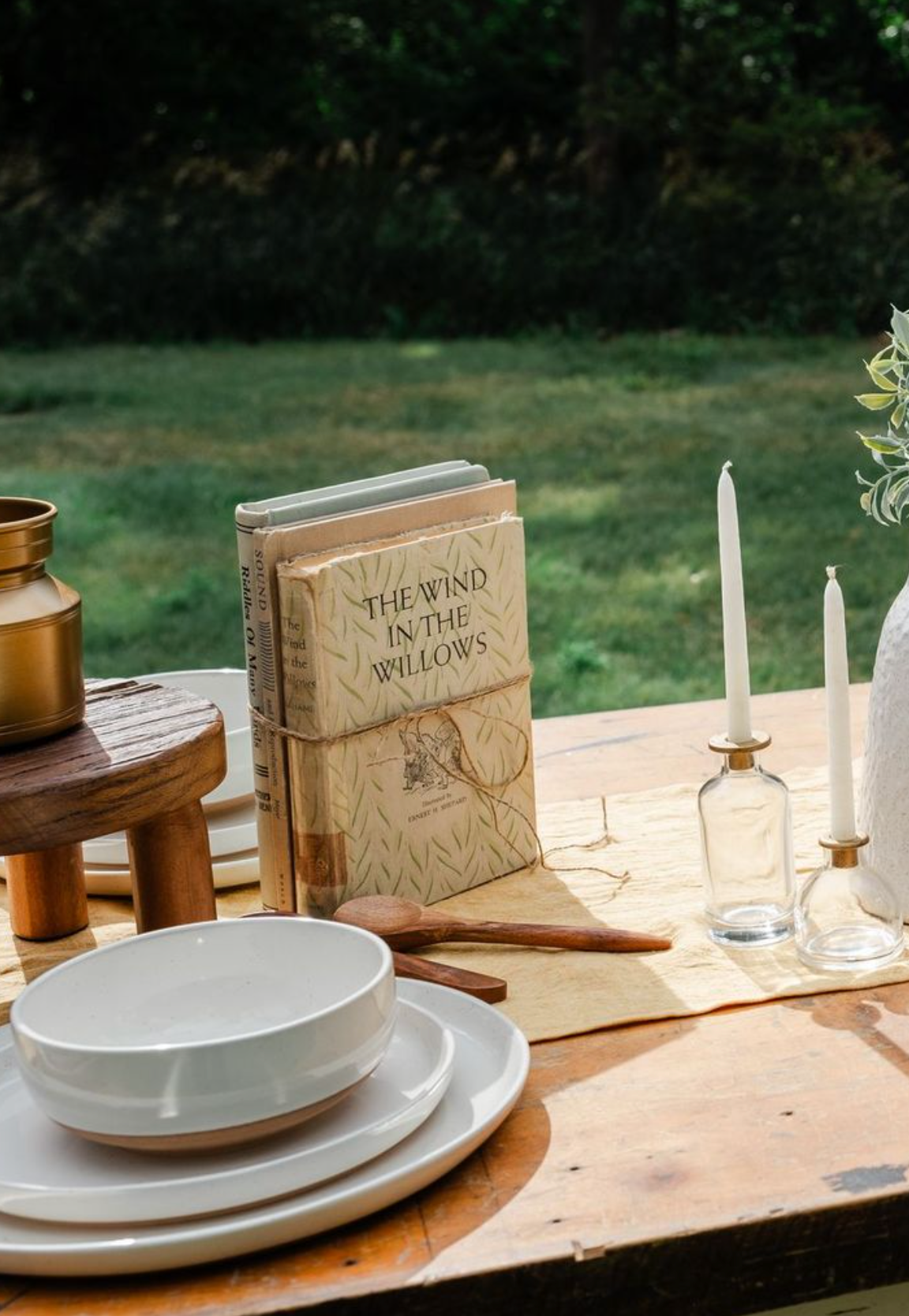 Made Market Co. - Wholesale Decorative Tabletop Object - Decorative Vintage Books Decor - Neutrals  Set of 313