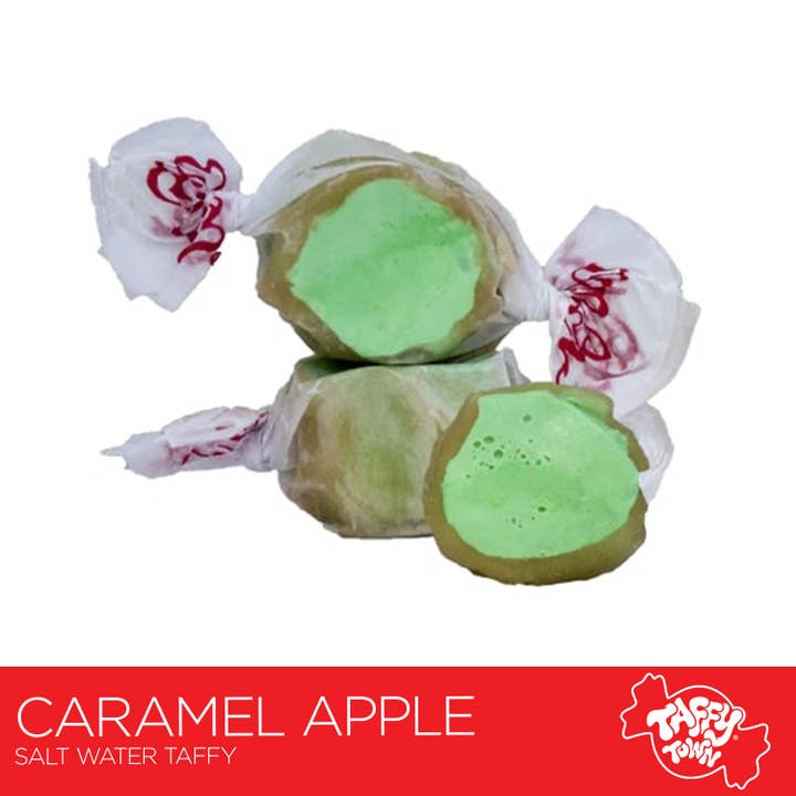 Caramel Pomme Taffy à l'eau salée par Taffy Town - 8oz Vente au détail pour la vente par Candy Supply Co