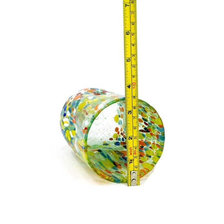 Via Graceffo – wholesale Drinking glass/cup – Murano Glass Set of 6 Multicolored Tumblers - Franco5