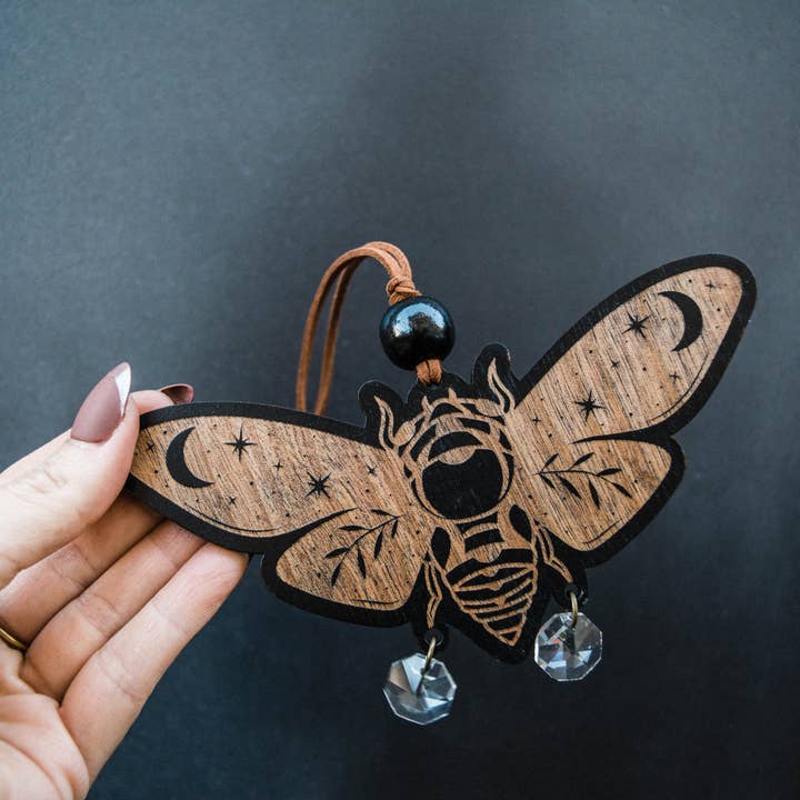 HEX Botanical - Wholesale Ornament - Celestial Cicada Ornament Hanging Mini Suncatcher2