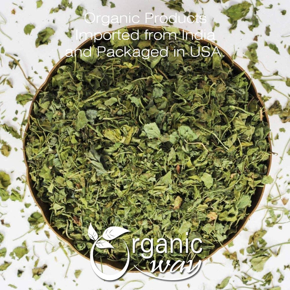 Organic Way LLC - Wholesale Herbs - Fenugreek Dried Leaves (Kasuri Methi) - Kosher Certified | Raw, Vegan, Non GMO & Gluten Free | USDA Certified | Origin - India1