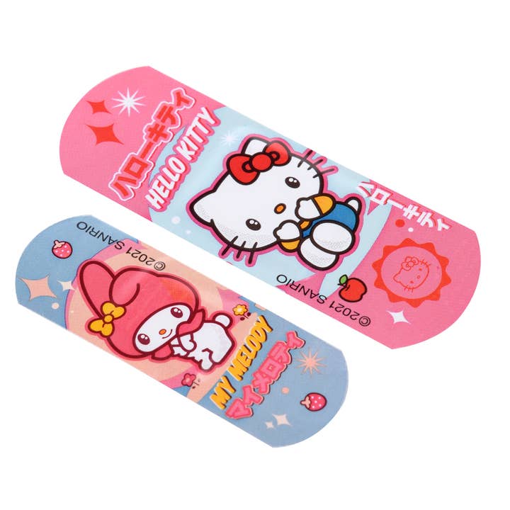 Hello Kitty & Friends metal box with 24 bandages for wholesale by Takecare