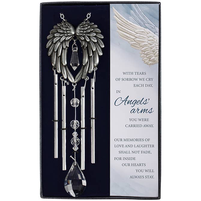 "Angels' Arms" Gift Boxed Chime for wholesale by Gift & Garden by Carson