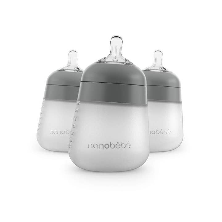 Nanobebe ai Inc - Wholesale Baby Bottle - 9oz Flexy Silicone Baby Bottle
