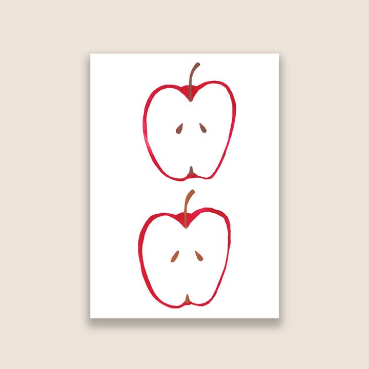 A5 Apple Print for wholesale by Khloe Baker