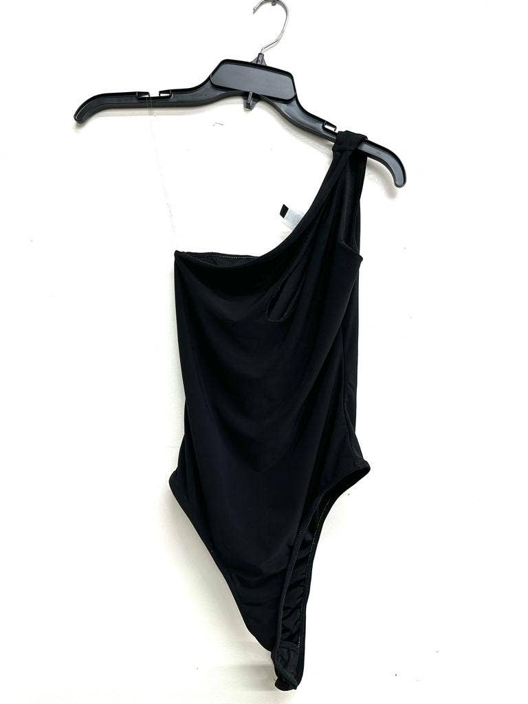Uptown Apparel - Wholesale Bodysuit - Women's - J7247 One Shoulder Cut Out Lined Bodysuit7