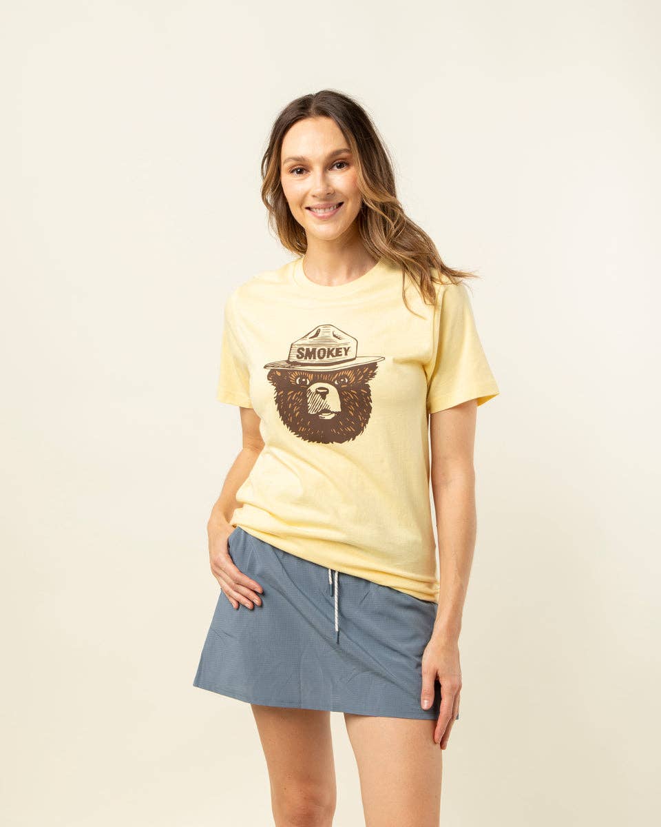 The Landmark Project - Wholesale Screen Printed T-Shirt - Unisex - Smokey Bear Logo Unisex Short Sleeve Tee1