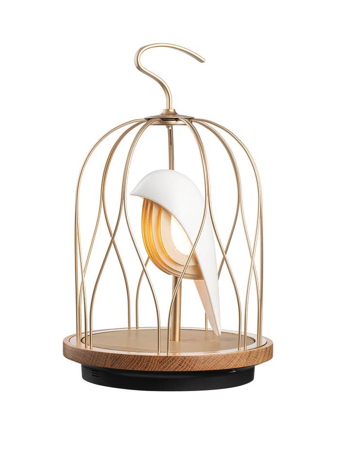 Bluetooth Speaker + Light JINGOO IVORY WHITE for wholesale by VICI Brands: Premier Design Kids Goods ๐