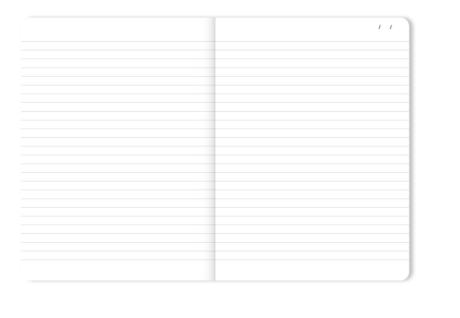 A-Journal Stationery - Wholesale Notebook - Fabrique Notebook - Stripes Yellow1