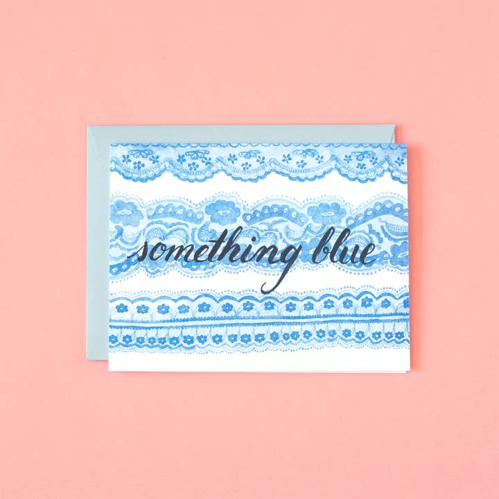 REMOVED BRAND - Wholesale Baby Card - Something Blue Card