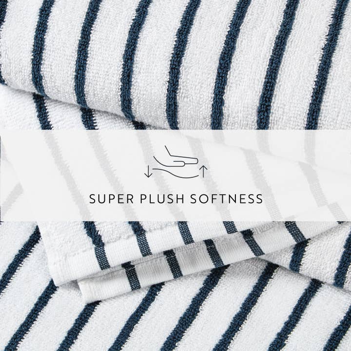 ienjoy Home - Wholesale Beach Towel - Cabana Stripe Beach Pool Towel 4pk - 100% Ring Spun Cotton8