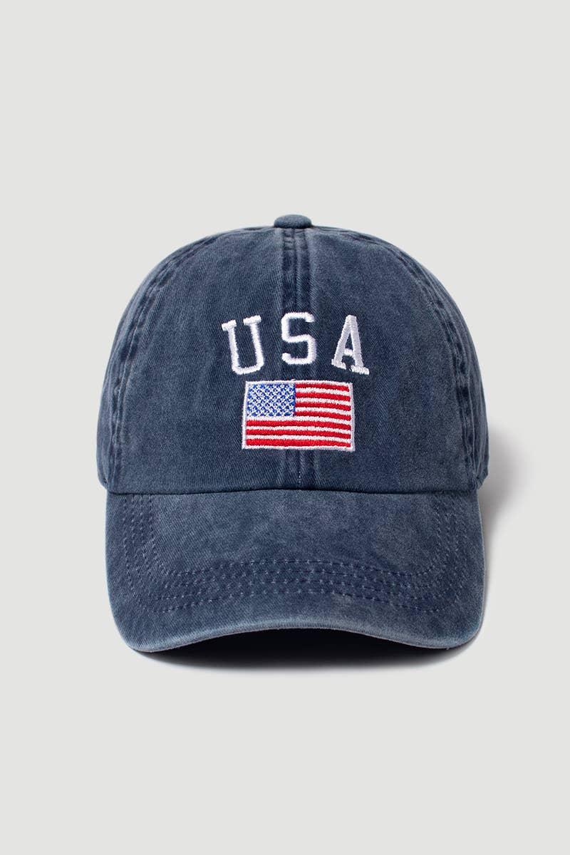 David And Young - Wholesale Baseball Cap - Unisex - USA with American Flag Baseball cap2