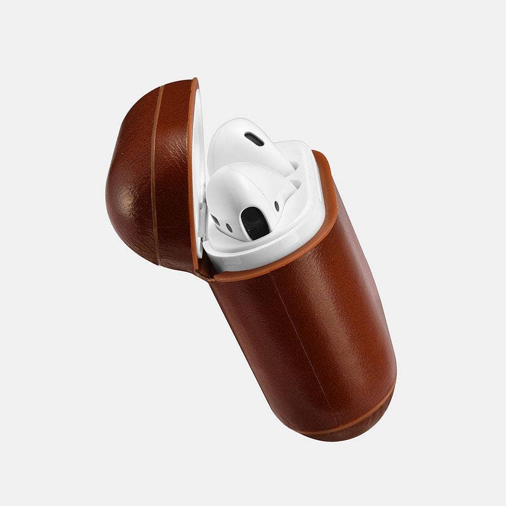 CairPods - Wholesale Airpod/Earbud Case - Men's - Vintage Premium Leather AirPods Case - Brown15
