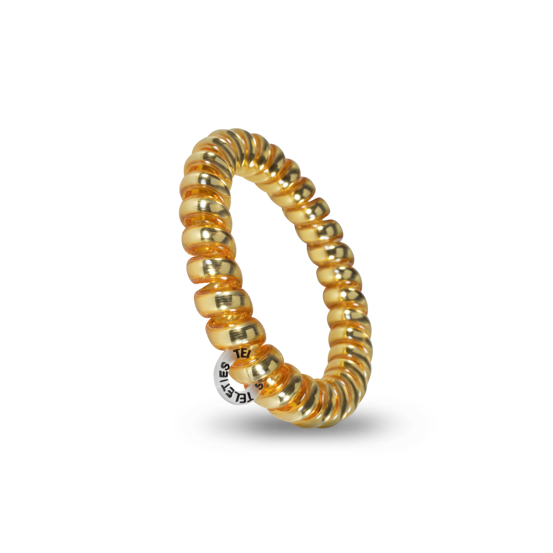 TELETIES - Wholesale Hair Tie - Spiral Hair Coils | Large | Sunset Gold Hair Ties1