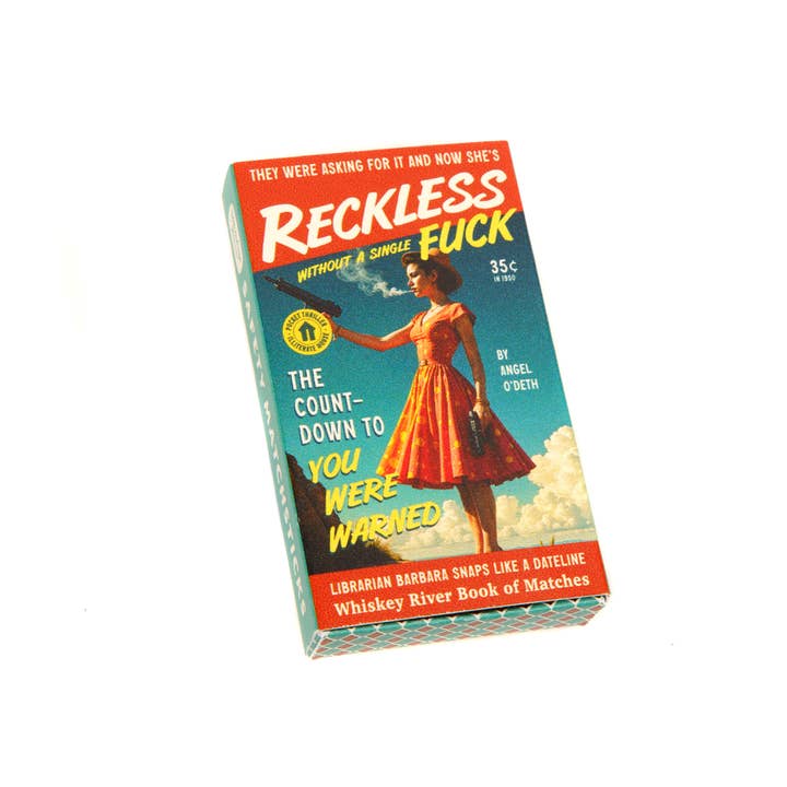 Whiskey River Soap Co. - Vente Allumettes - Livre d'Allumettes de Friction Imprudente1