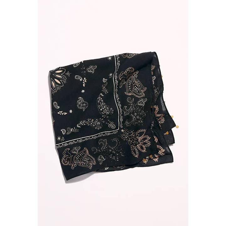 SAACHI - Wholesale Bandana - Women's - Paisley Charm Bandana
