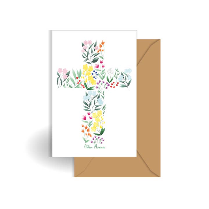 Tarjeta "Cruz Florida" para venta al por mayor de Atelier Mamour