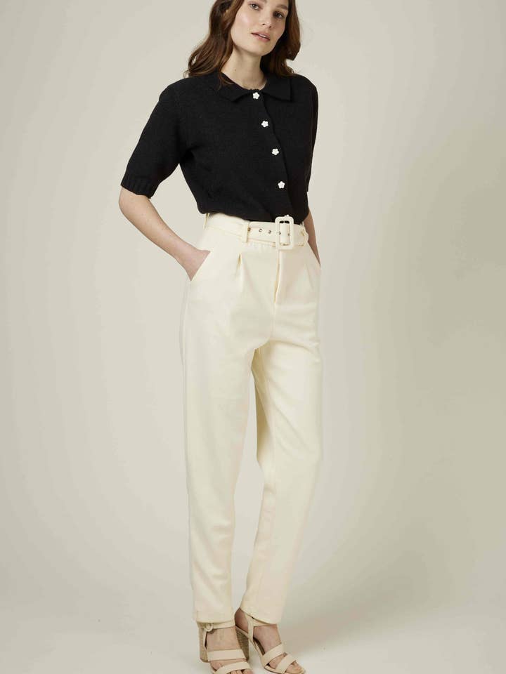 Andy & Lucy - Vente Pantalon – femme - BRIANNA - Pantalon avec ceinture17