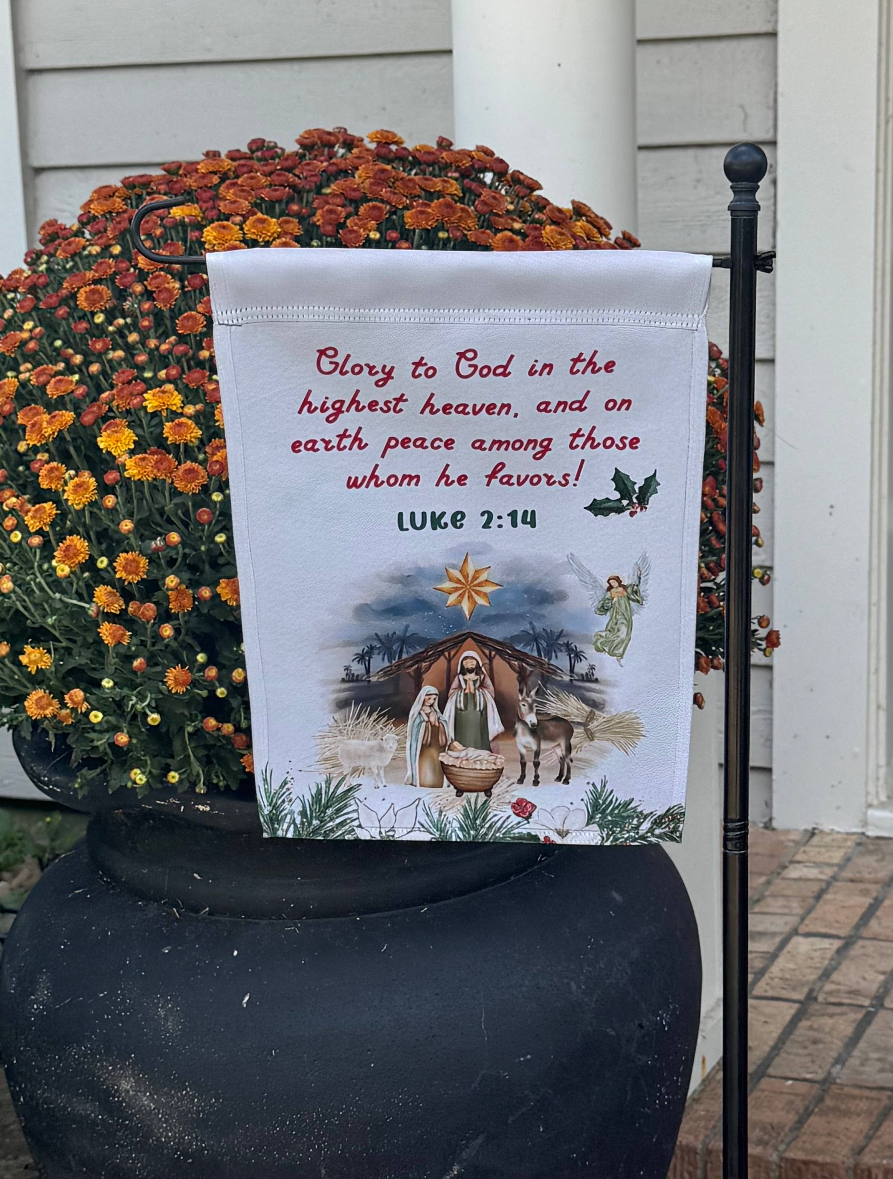 Meyer Market Designs - Wholesale Flag - Catholic Garden flags. Marian garden. Sacred heart flag.12